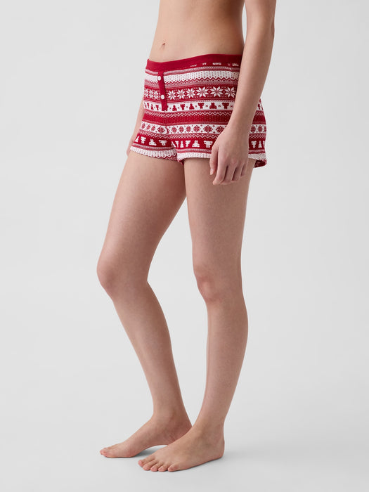 Waffle PJ Shorts