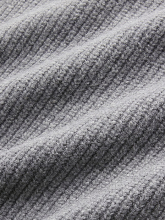 CashSoft Mockneck Sweater Bib