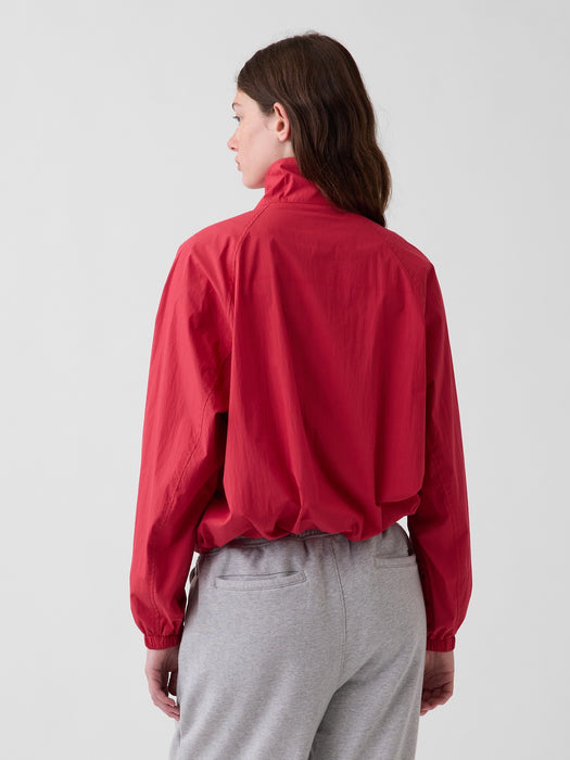Poplin Oversized Track Jacket