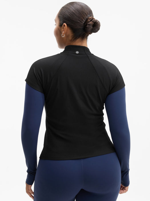 Reset Rib Full Zip Tee