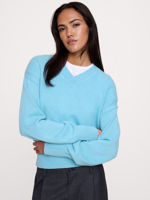 Oversized Italian Cotton-Cashmere Sweater