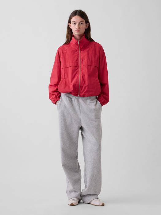 Poplin Oversized Track Jacket