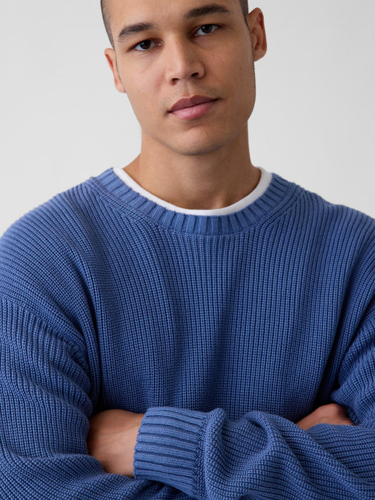 Relaxed Shaker Sweater