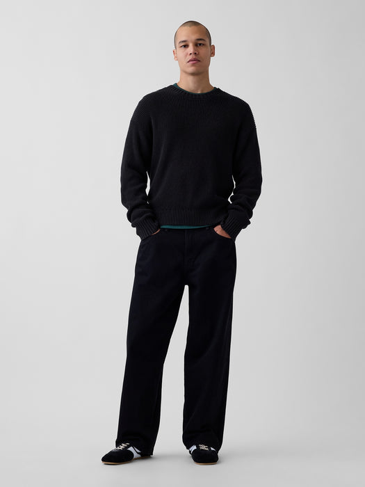 Relaxed Shaker Sweater