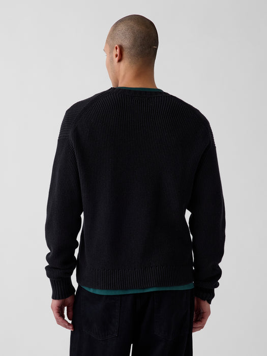 Relaxed Shaker Sweater