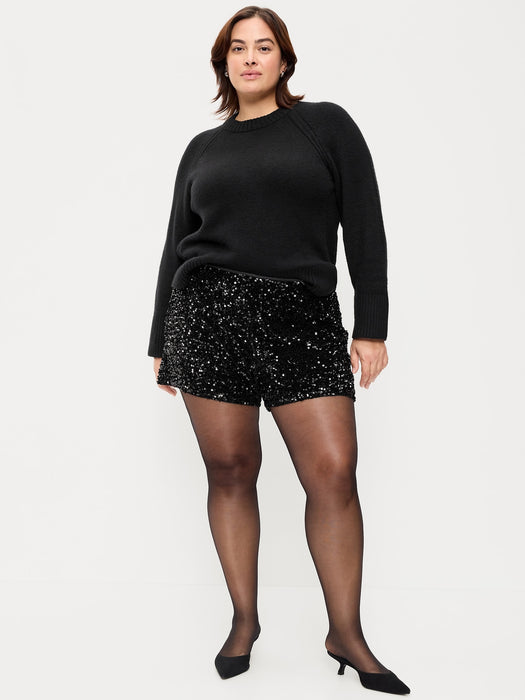 Sequin Party Shorts