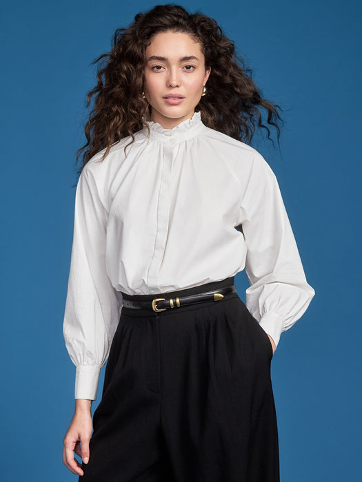 Old Navy x Altuzarra Long-Sleeve Button-Down Top