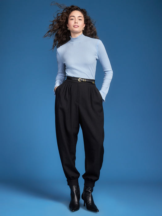 Old Navy x Altuzarra Long-Sleeve Ribbed Fitted Top