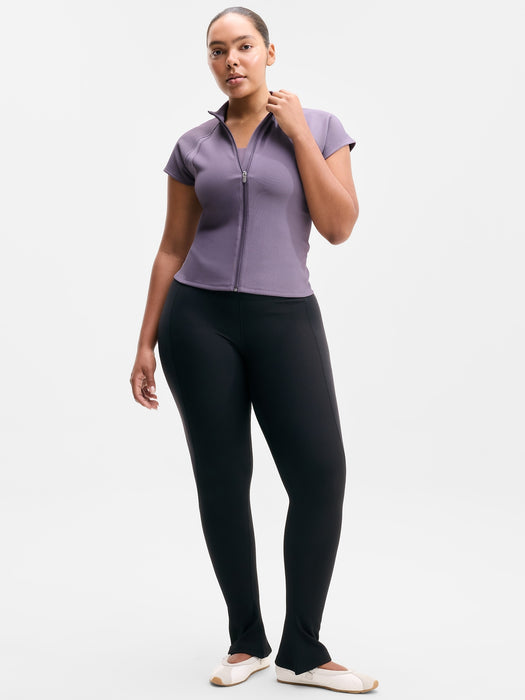 Reset Rib Full Zip Tee