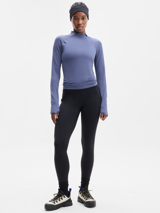 Flurry Seamless Asym Half Zip