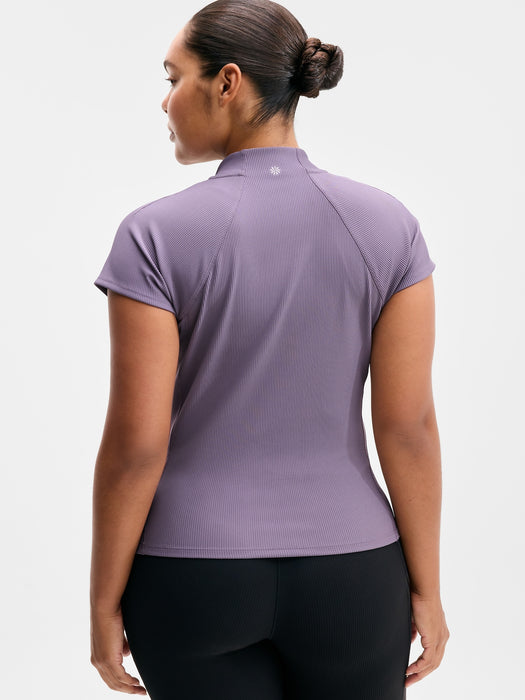 Reset Rib Full Zip Tee