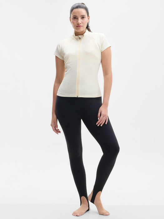 Reset Rib Full Zip Tee