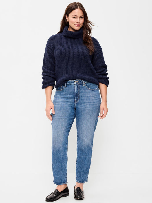 Curvy High-Waisted OG Straight Ankle Jeans