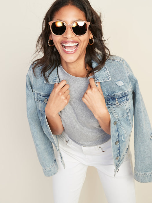 EveryWear Crew-Neck T-Shirt for Women - Gray