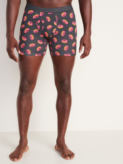 Soft-Washed Boxer Briefs for Men - 6-inch inseam