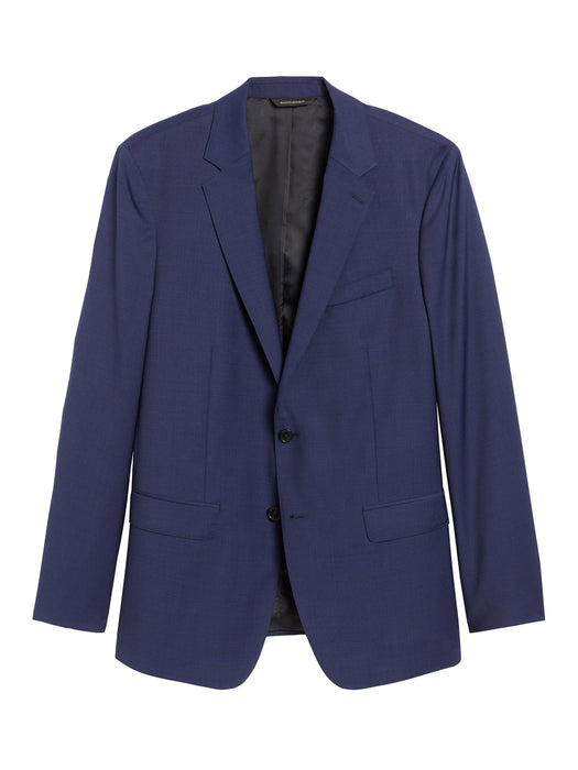 Slim Italian Wool Suit Jacket