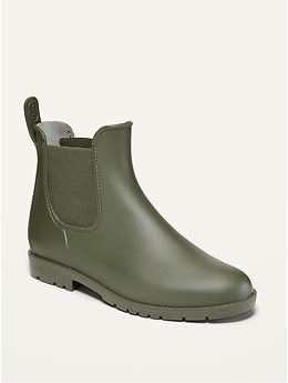 Water-Repellent Pull-On Rain Boots For Women