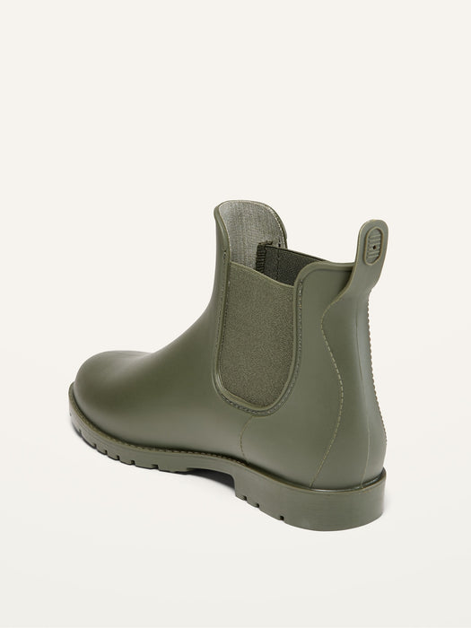 Water-Repellent Pull-On Rain Boots For Women