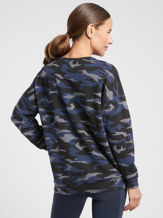 Balance Pullover - Camo Lux Blue/ Black