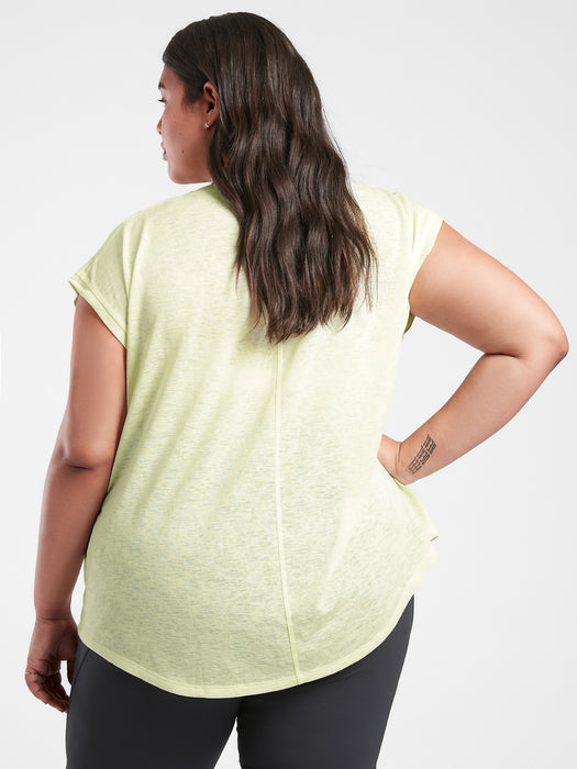 Stratus Tee Breezy - Tequila Green