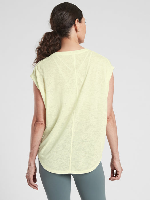 Stratus Tee Breezy - Tequila Green