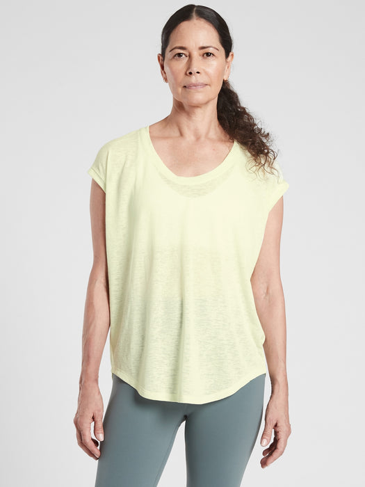 Stratus Tee Breezy - Tequila Green
