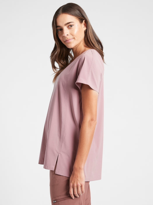 Boulevard V&#45Neck Tee - Cascadia Violet