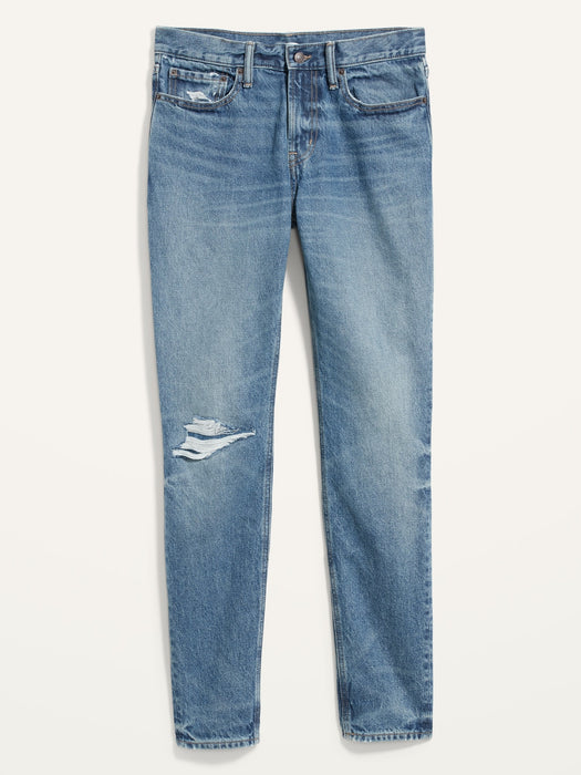 Original Straight Taper Non-Stretch Jeans for Men - Blue