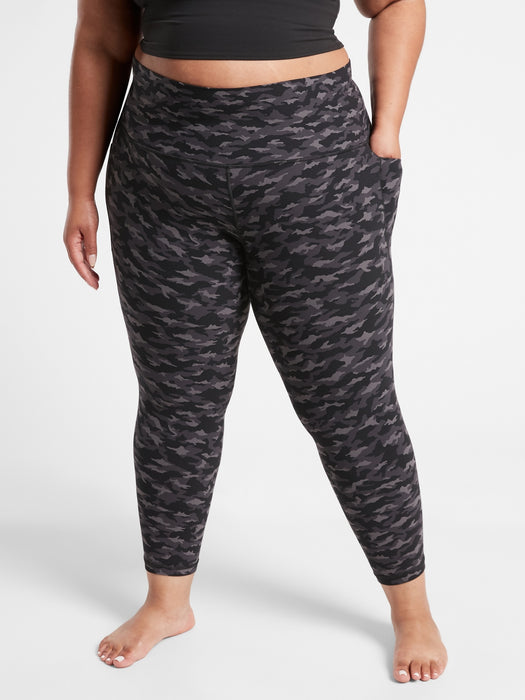 Salutation Stash Pocket 7/8 Tight - Mini Camo Lux Black