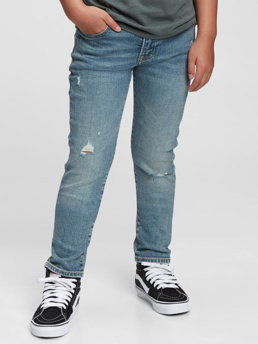 Kids Slim Taper Jeans with Washwell&#153