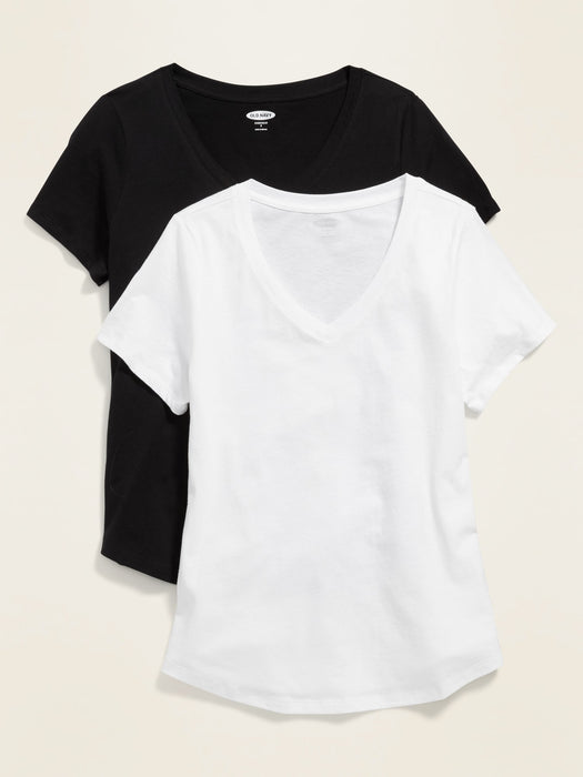 EveryWear Slub-Knit T-Shirt 2-Pack for Women