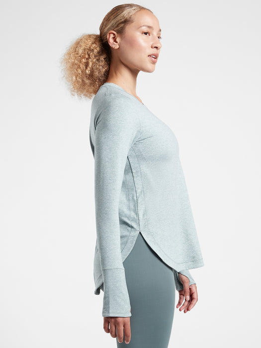 Uptempo Top - Minimalistic Grey/Bright White