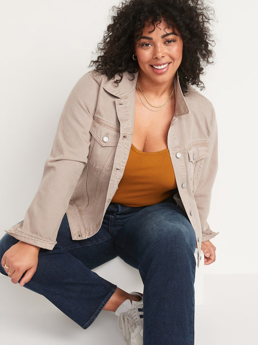 Extra High-Waisted Button-Fly Sky-Hi Straight Jeans for Women
