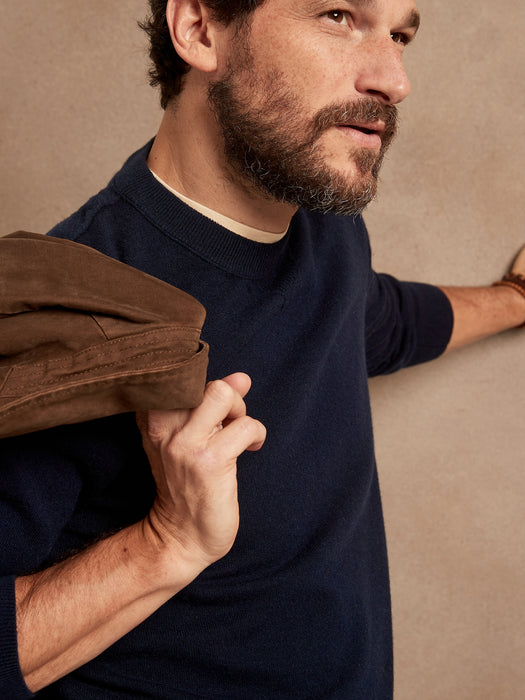 Riva Cashmere Crew-Neck Sweater