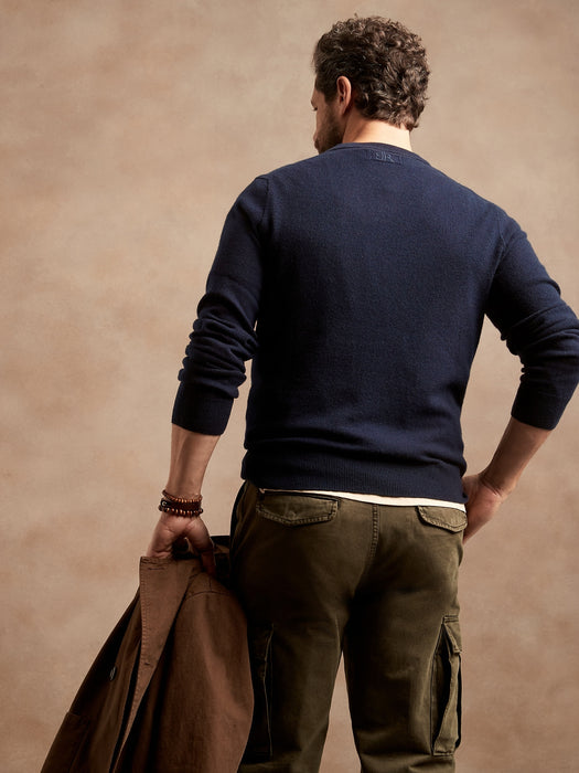 Riva Cashmere Crew-Neck Sweater