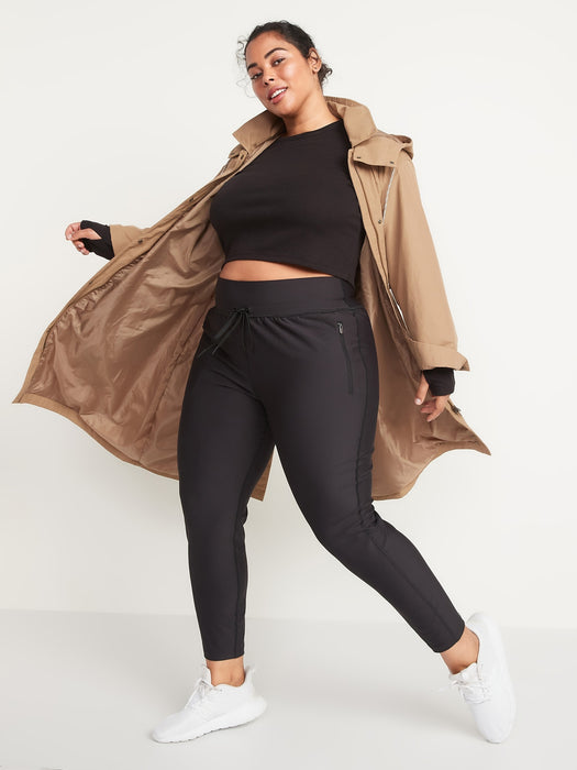 High-Waisted PowerSoft Zip Jogger Pants for Women