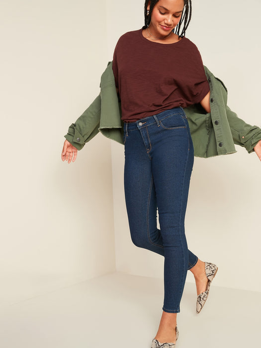 Mid-Rise Super Skinny Jeans for Women