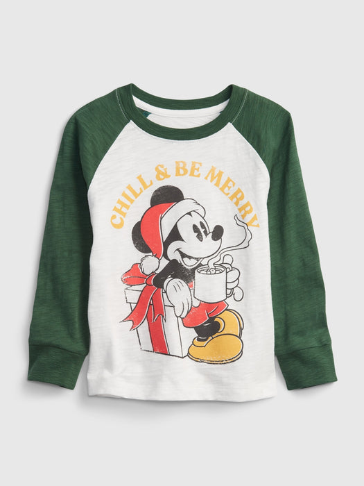 babyGap &#124 Disney Mickey Mouse Raglan Graphic T-Shirt - new off white