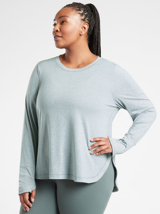 Uptempo Top - Minimalistic Grey/Bright White