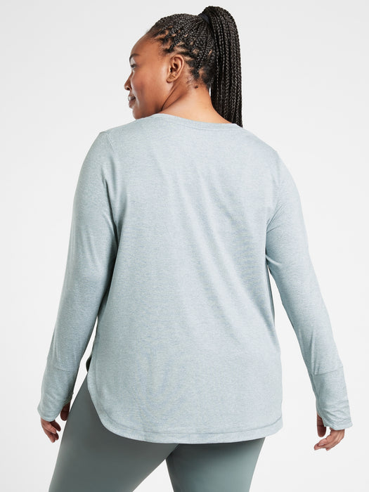 Uptempo Top - Minimalistic Grey/Bright White