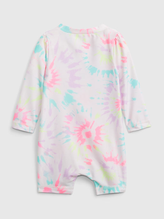 Baby Recycled Tie-Dye Swim One-Piece