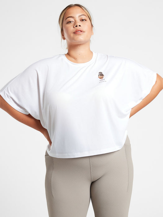 Essence Graphic Tee - Bright White