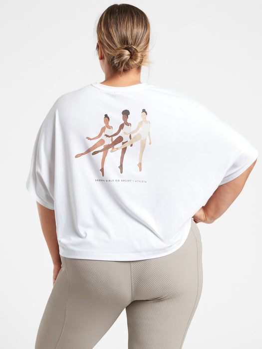 Essence Graphic Tee - Bright White