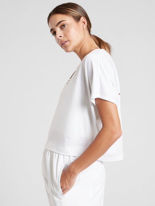 Essence Graphic Tee - Bright White