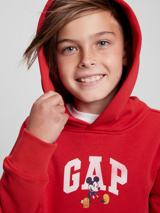Gap x Disney Kids Graphic Hoodie - modern red