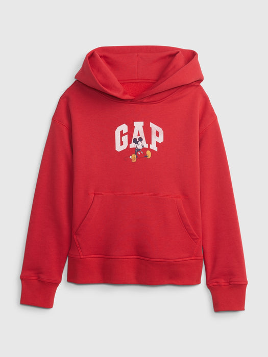 Gap x Disney Kids Graphic Hoodie - modern red