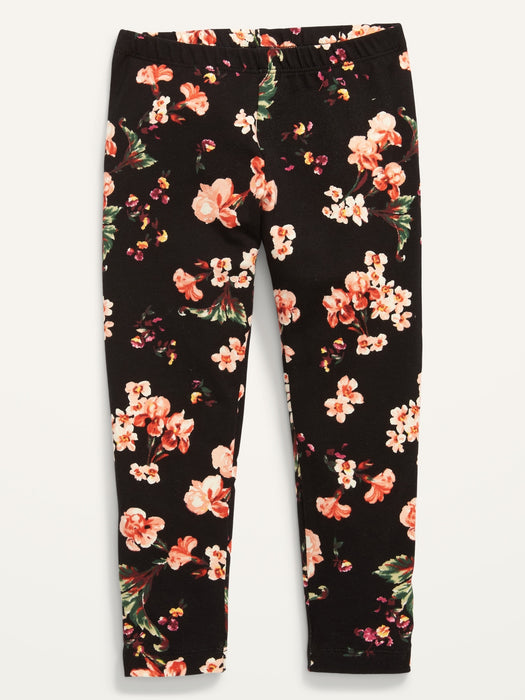 Printed Full-Length Leggings for Toddler Girls