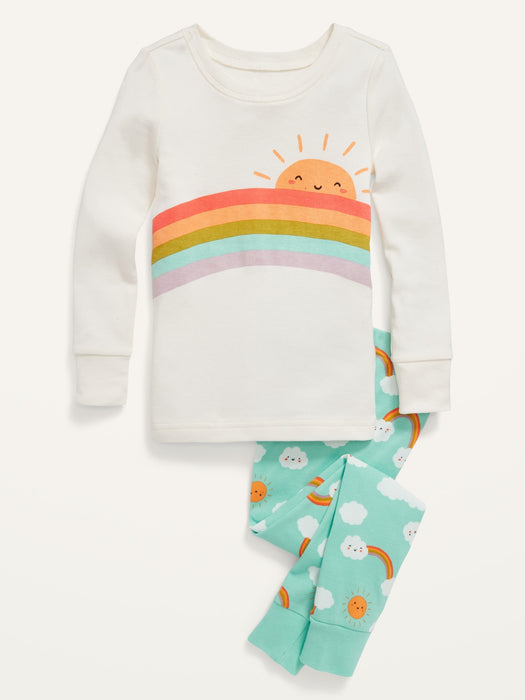 Unisex Graphic Pajama Set for Toddler & Baby