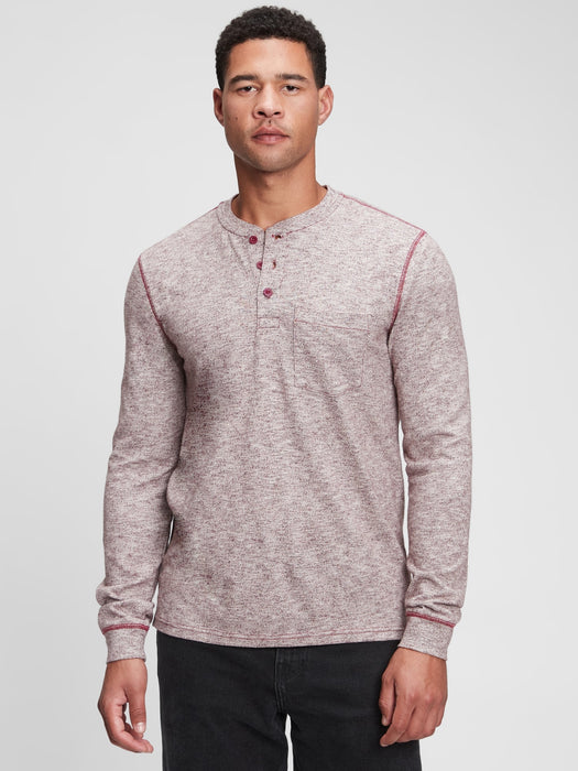 Marled Henley T-Shirt