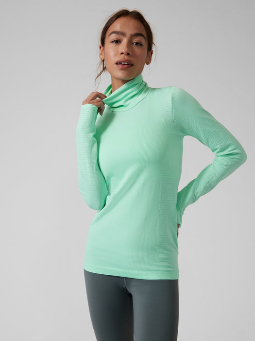 Flurry Blizzard Seamless Turtleneck